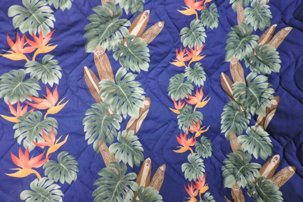 Hawaii Bettdecke oder Rückbankbezug, 220 cm x 115 cm