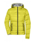 Preview: Superleichte Daunenjacke mit Kapuze - DAMEN - gelb