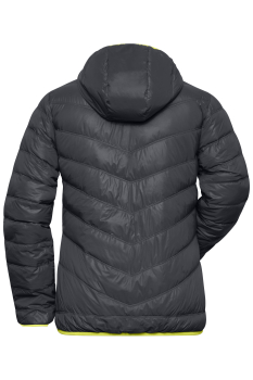 Preview: Superleichte Daunenjacke mit Kapuze - DAMEN - carbon