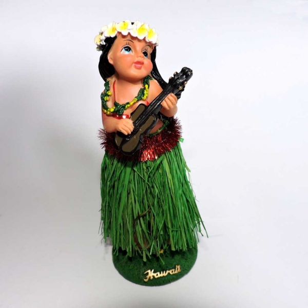 Wackel Hula Mädchen Figur (16cm) - girl ukelele