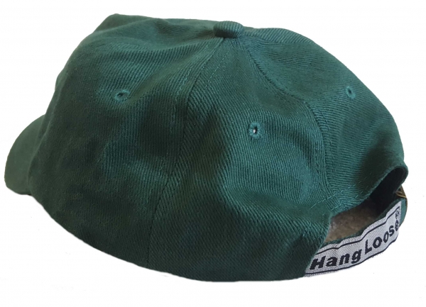Mützen / Caps - HANG LOOSE Messingschnalle, -waldgrün-,