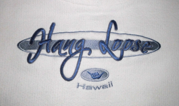 HANG LOOSE - Jacke, 100% Baumwolle, mega-schwer, OHNE Stickerei