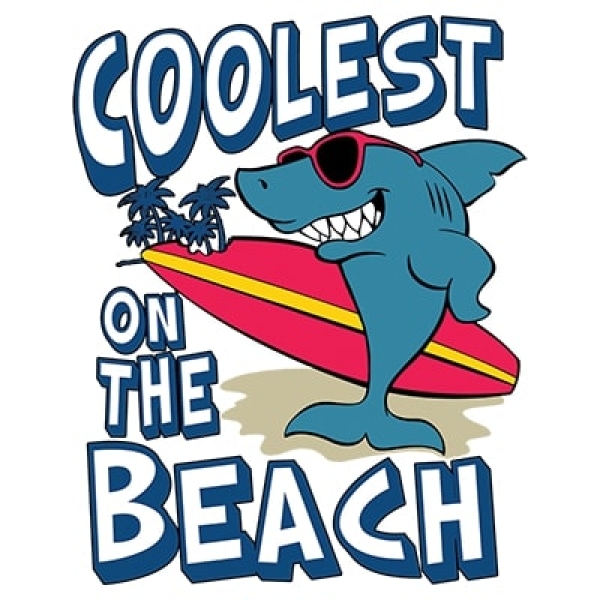 T-Shirt - kurzarm - coolest on the beach