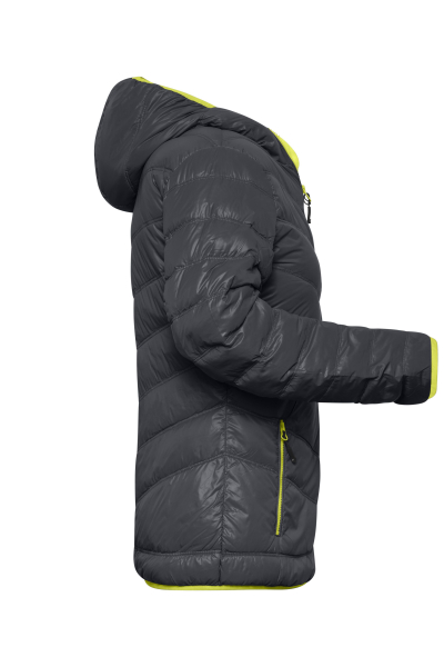 Superleichte Daunenjacke mit Kapuze - DAMEN - carbon