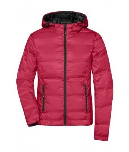 Superleichte Daunenjacke mit Kapuze - DAMEN - rot