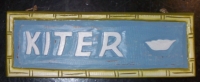 Kiter - Schilder aus Holz