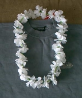 Blumenketten - weiss