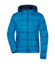 Superleichte Daunenjacke mit Kapuze - DAMEN - blau