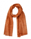 100% Baumwolle, leichte Tuchschal, 180cmx80cm - terracotta -