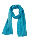100% Baumwolle, leichte Tuchschal, 180cmx80cm - turquoise -